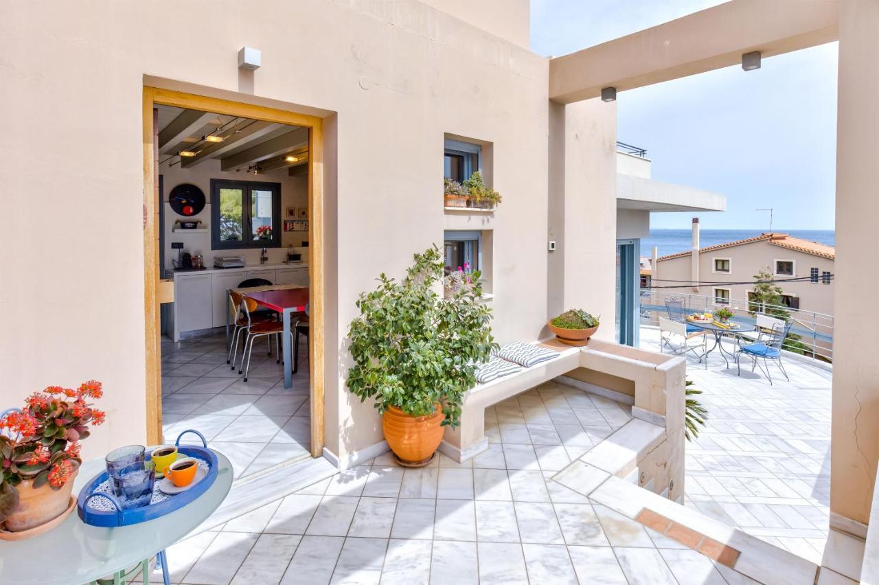 Monemvasia Modern Flat With Panoramic Sea View Exterior foto